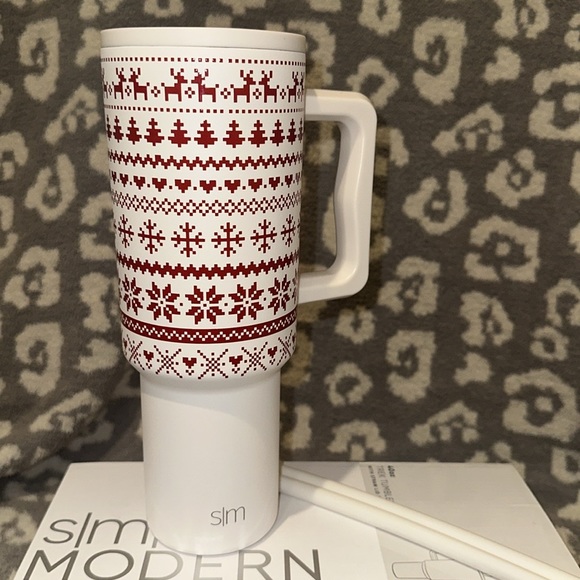 Simple Modern TREK 40oz Tumbler in Ugly Sweater Reindeer 😍 New 🆕 LAST ONE 🥰🥰 - Picture 17 of 17